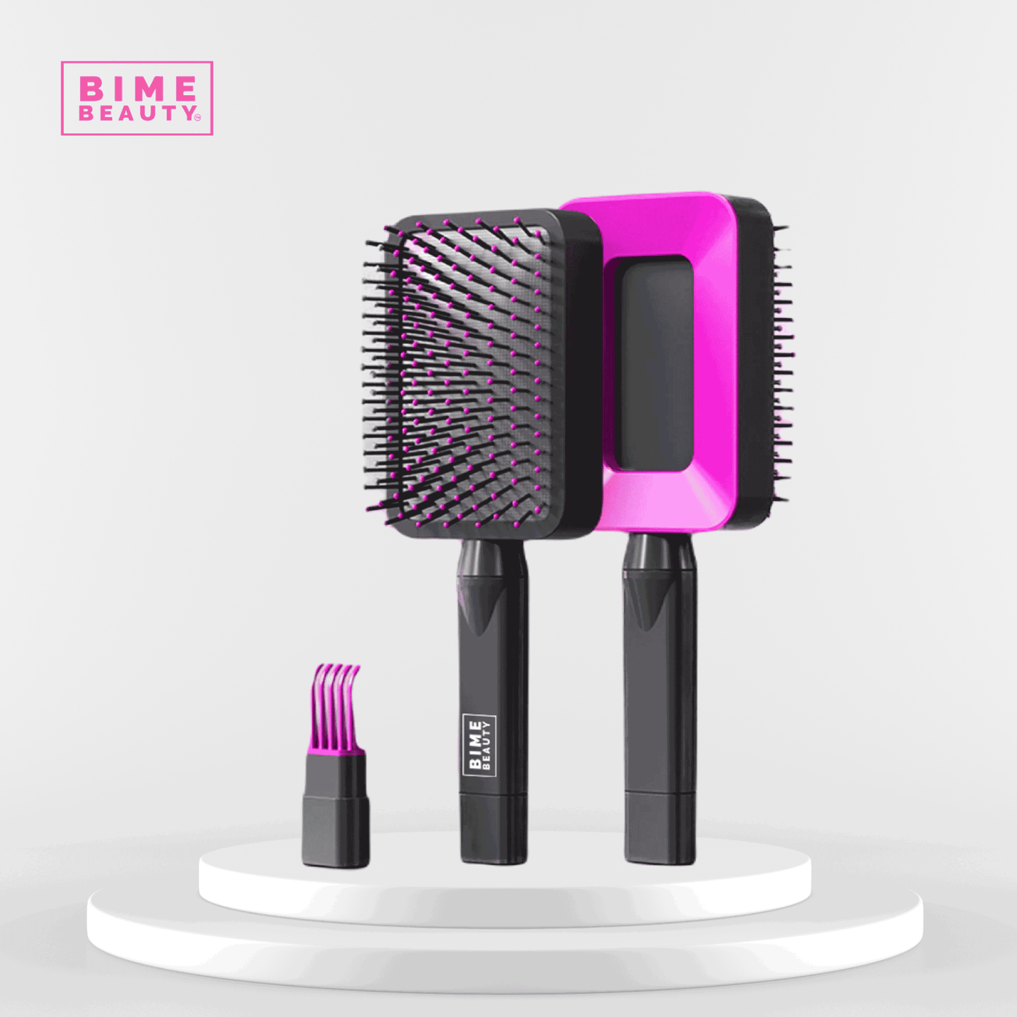 3D Self-Cleaning Deluxe Hair Brush – Effortless Detangling & Frizz Control