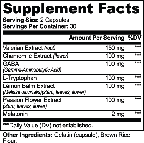 FADE Sleep Support Capsules