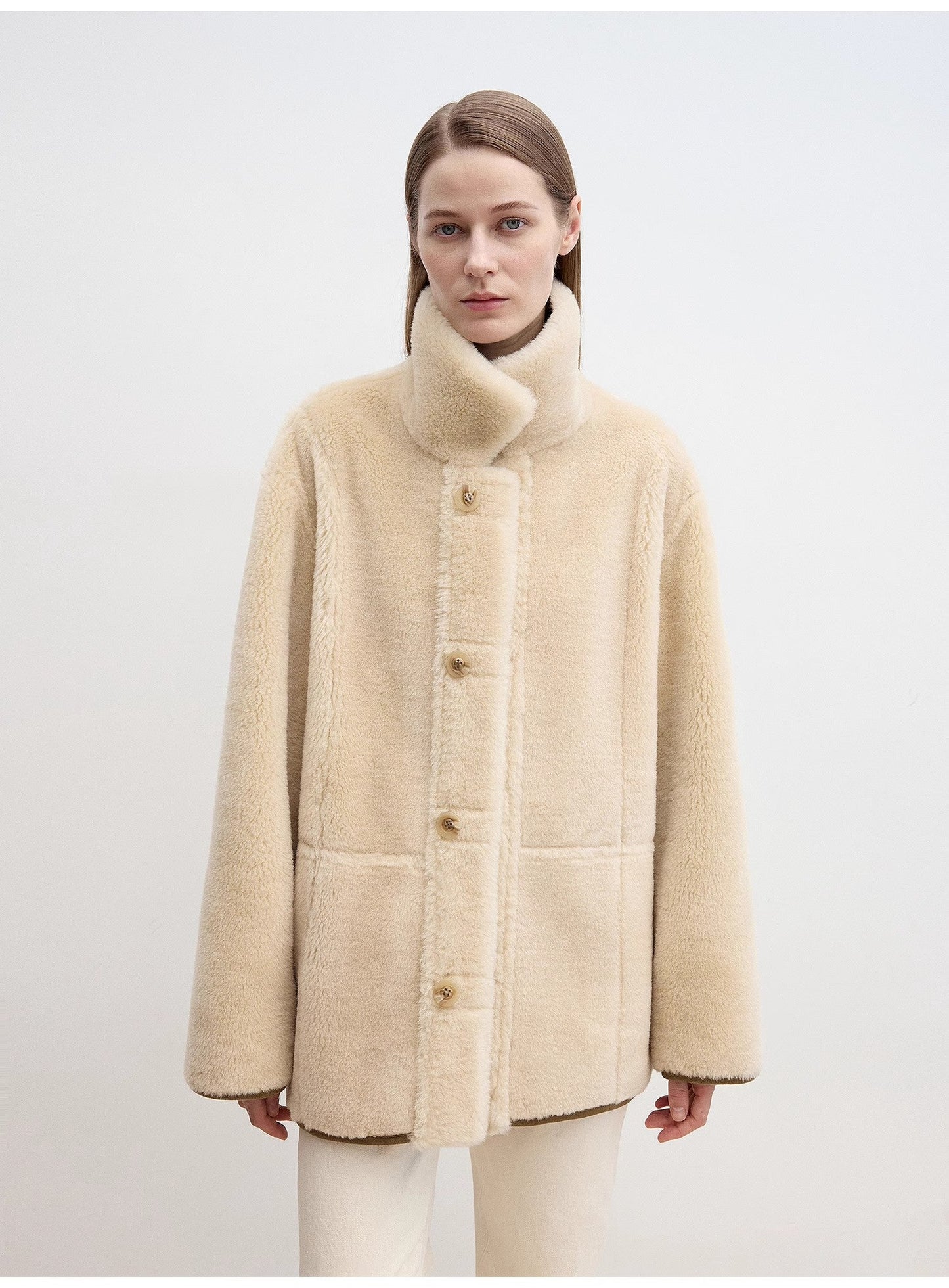 “Vintage Manor” Shearling Jacket