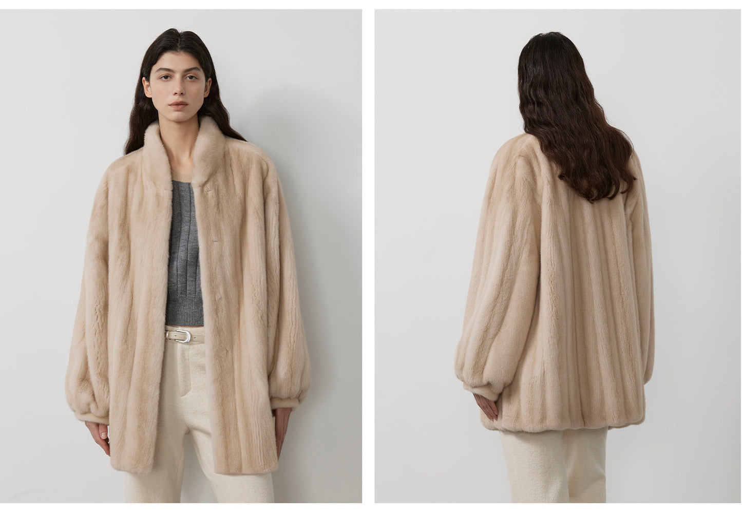 Meteor Variations Sable Fur Coat