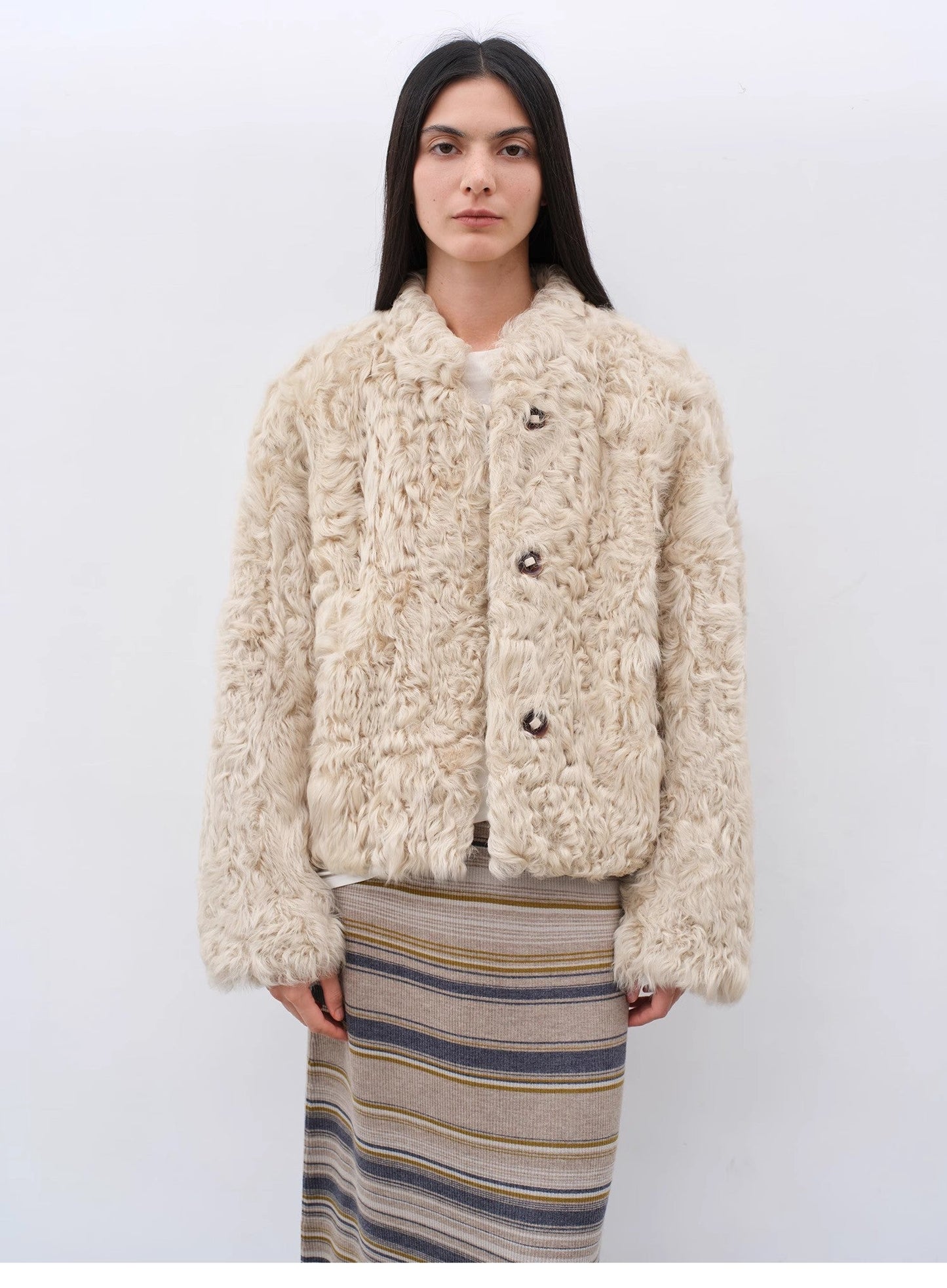 Little Bear's Thoughts Sheepskin Coat