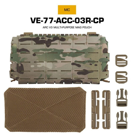 Tactical ARC V3 Molle Mag Pouch for M4/AR15, laser-cut, for hunting & airsoft.