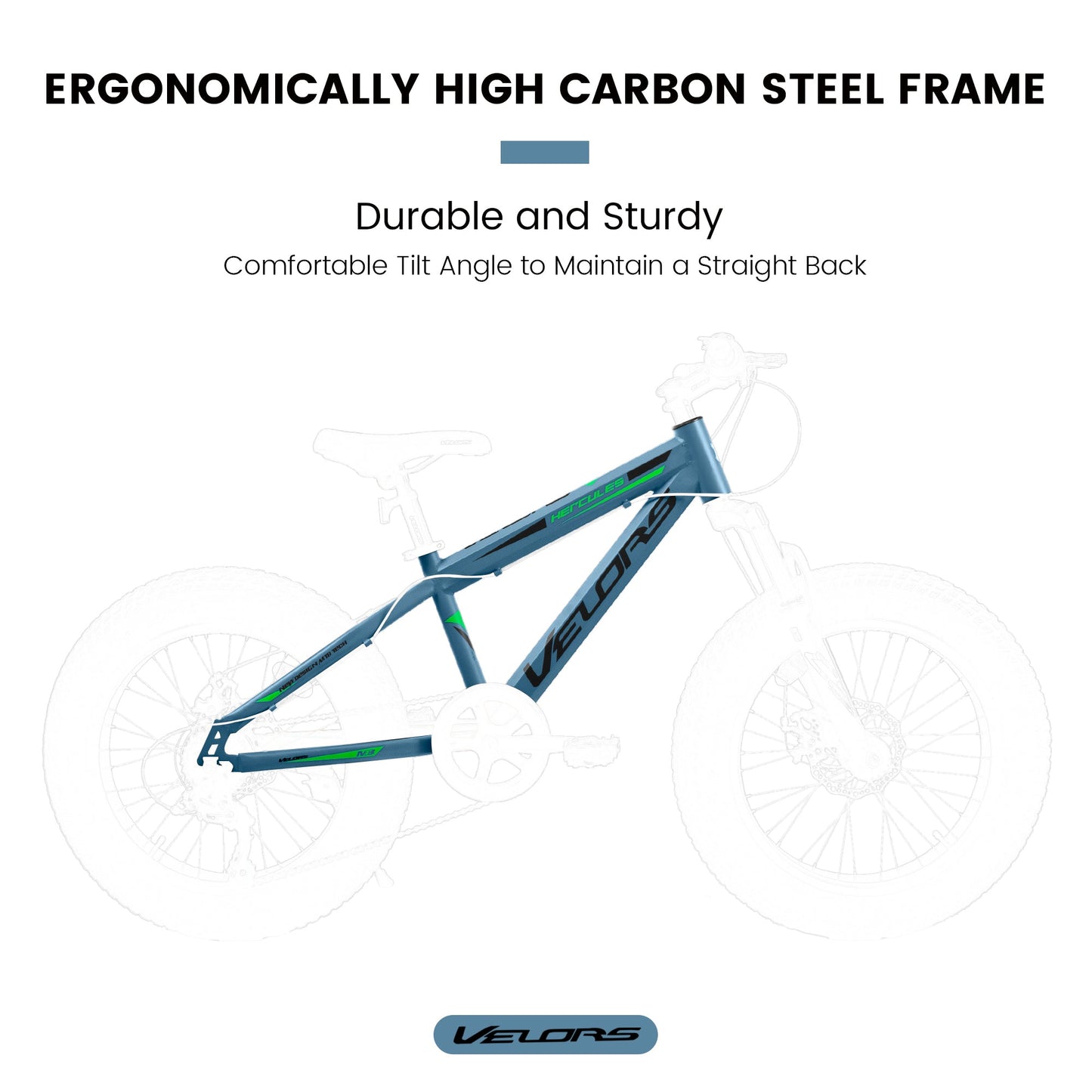 V20235 20 Inch Fat Tire Bike Adult 7 Speed Mountain Bike, Dual Disc Brakes, High Carbon Steel Frame, Front Suspension, Mountain Buggy, City Commuter City Bike, Fat Tire Bike