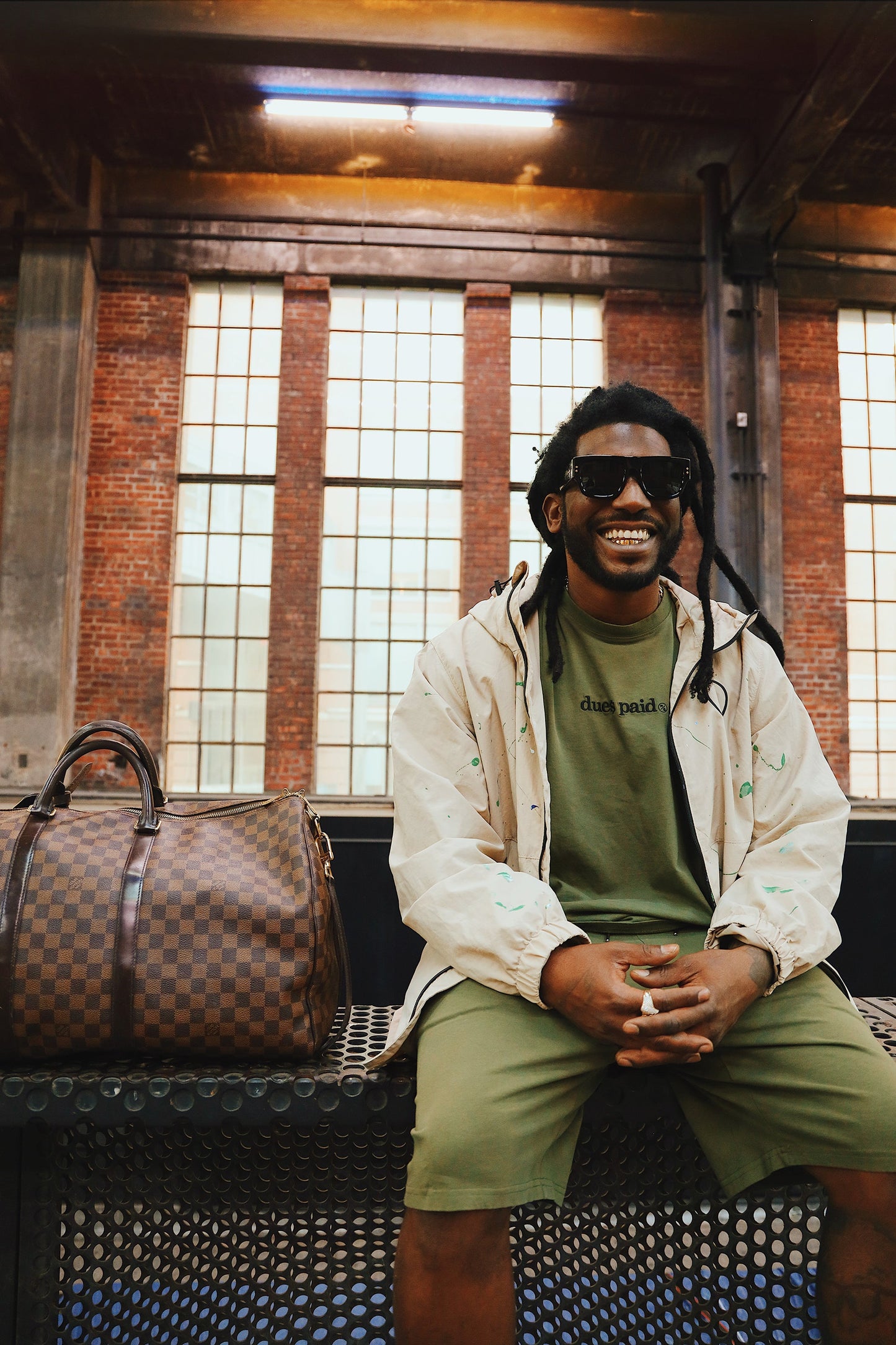 Dues Paid (Military Green - Shorts)