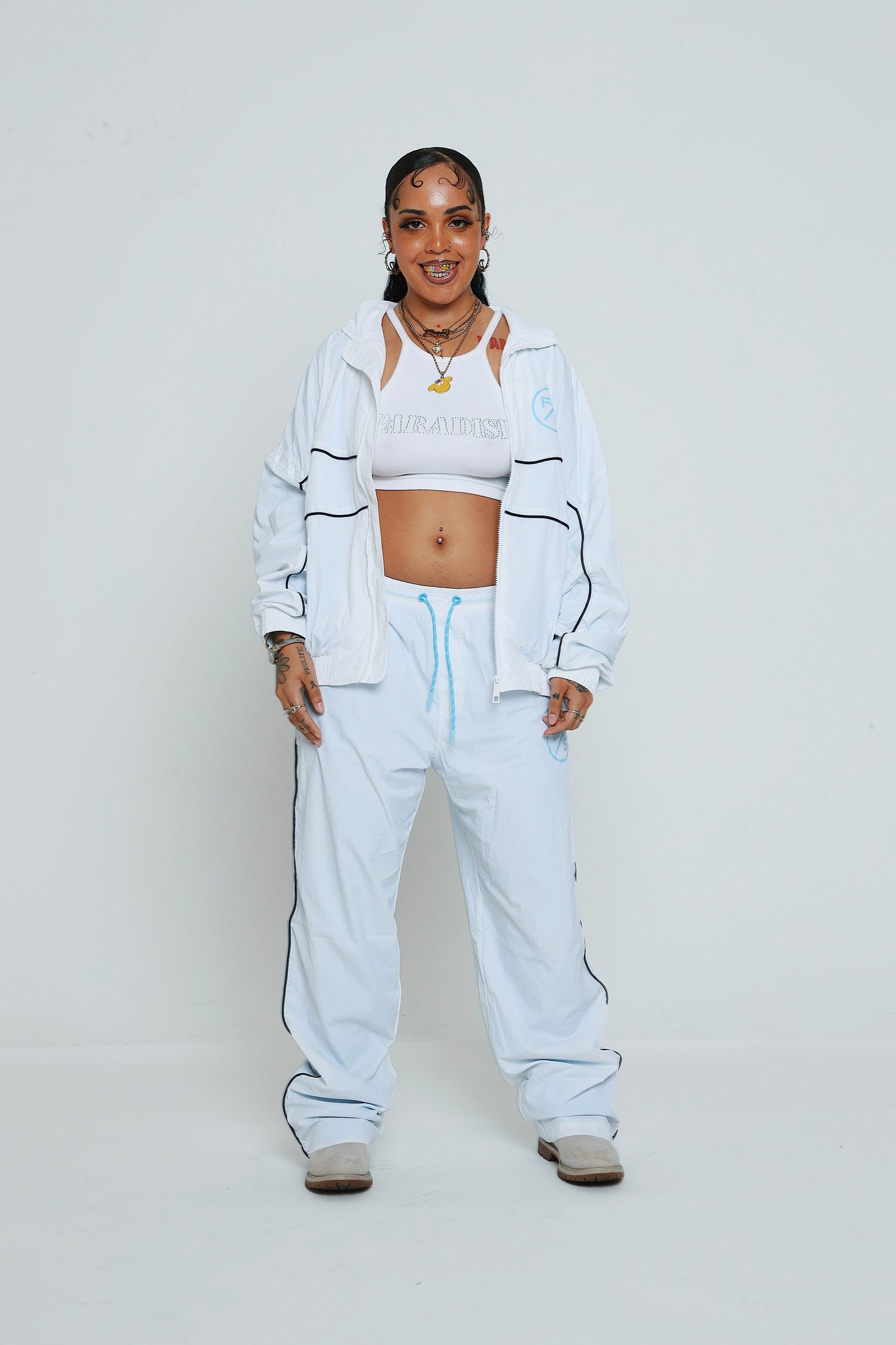 MOTION Nylon Pants (White)
