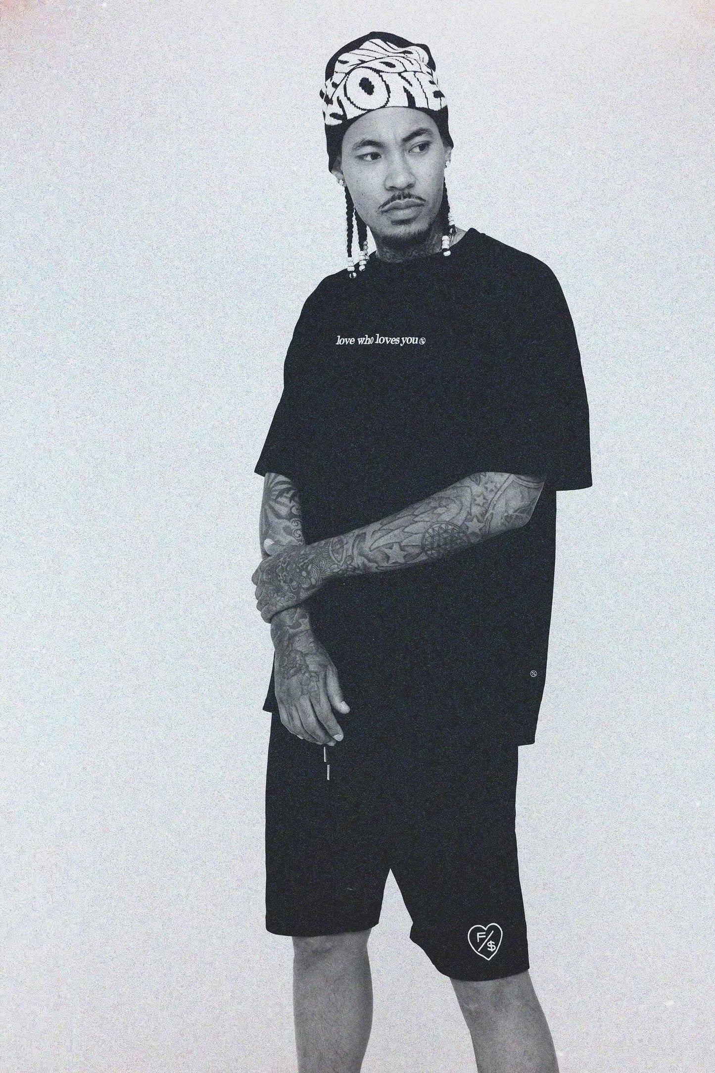 Love Who Loves You (Black - Shorts)