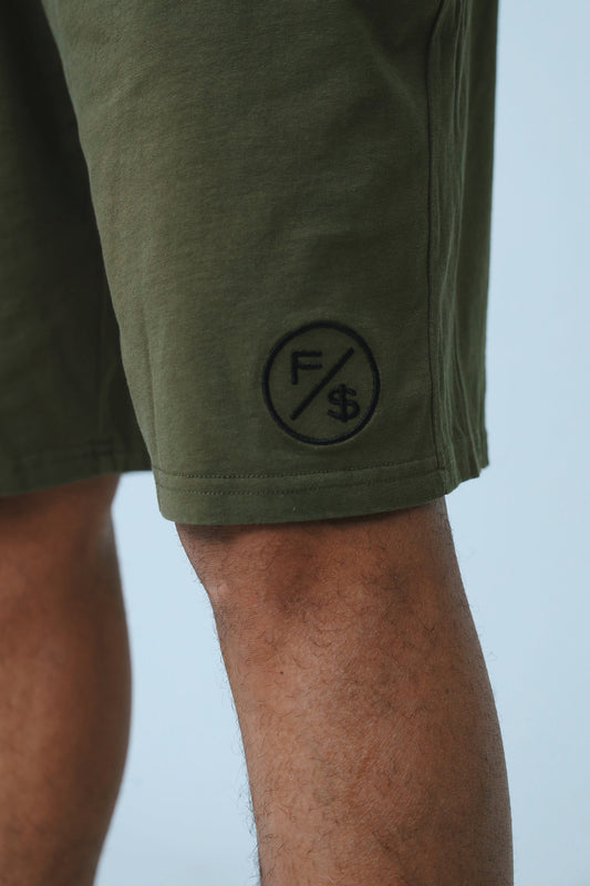 Dues Paid (Military Green - Shorts)