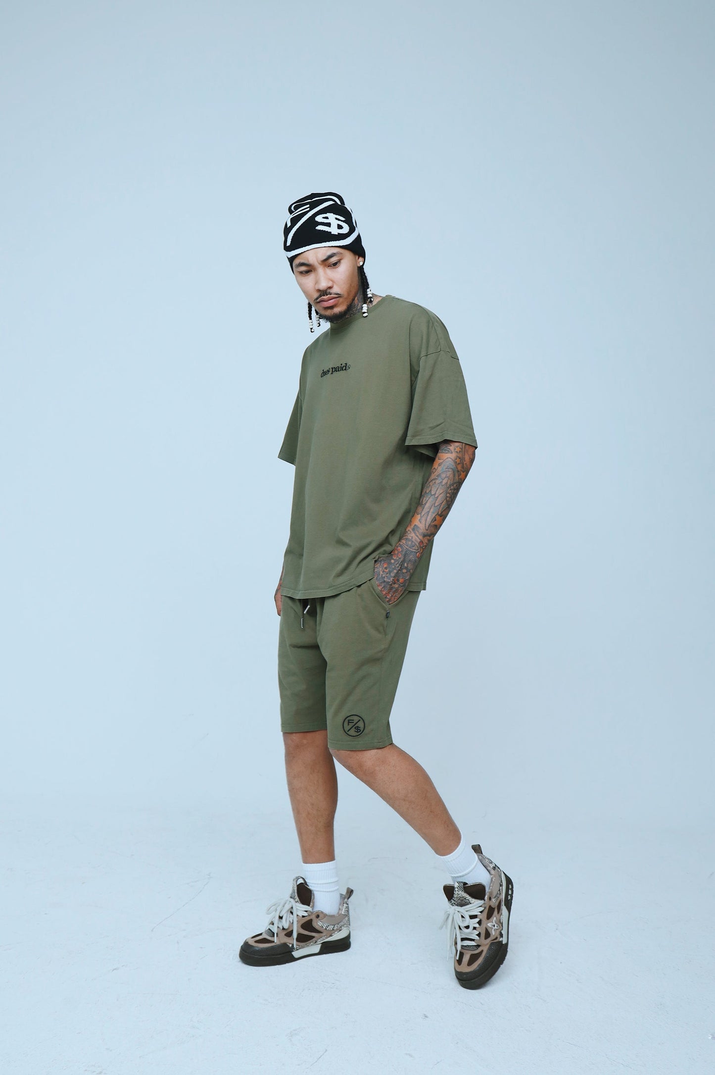 Dues Paid (Military Green - Shorts)