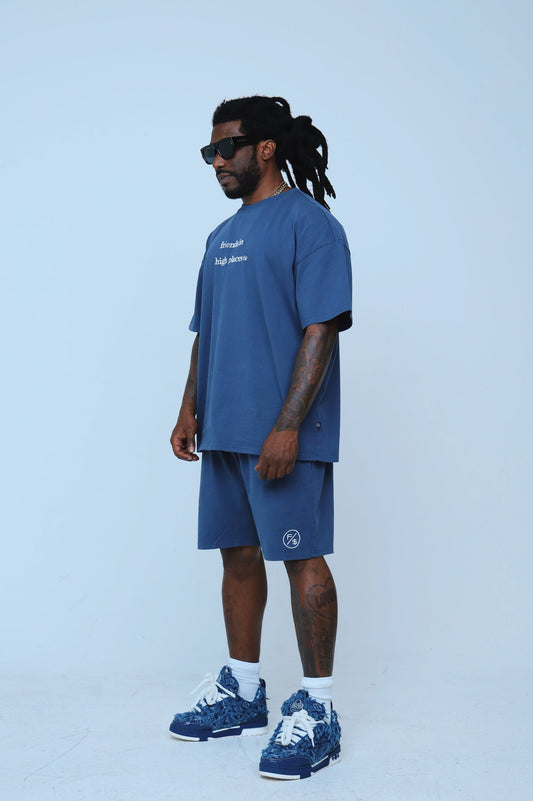 Friends In High Places (Navy - Shorts)