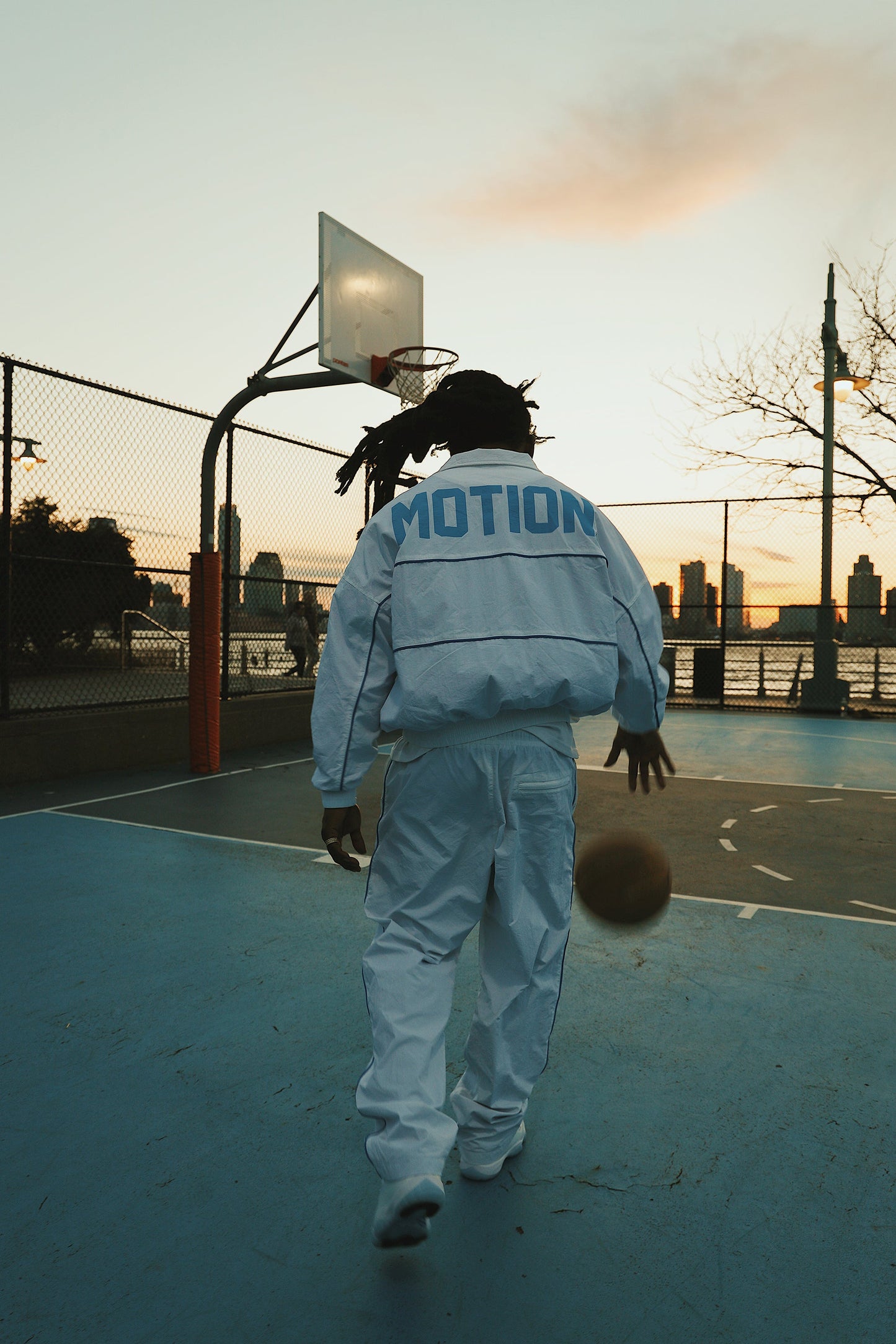 MOTION Nylon Pants (White)