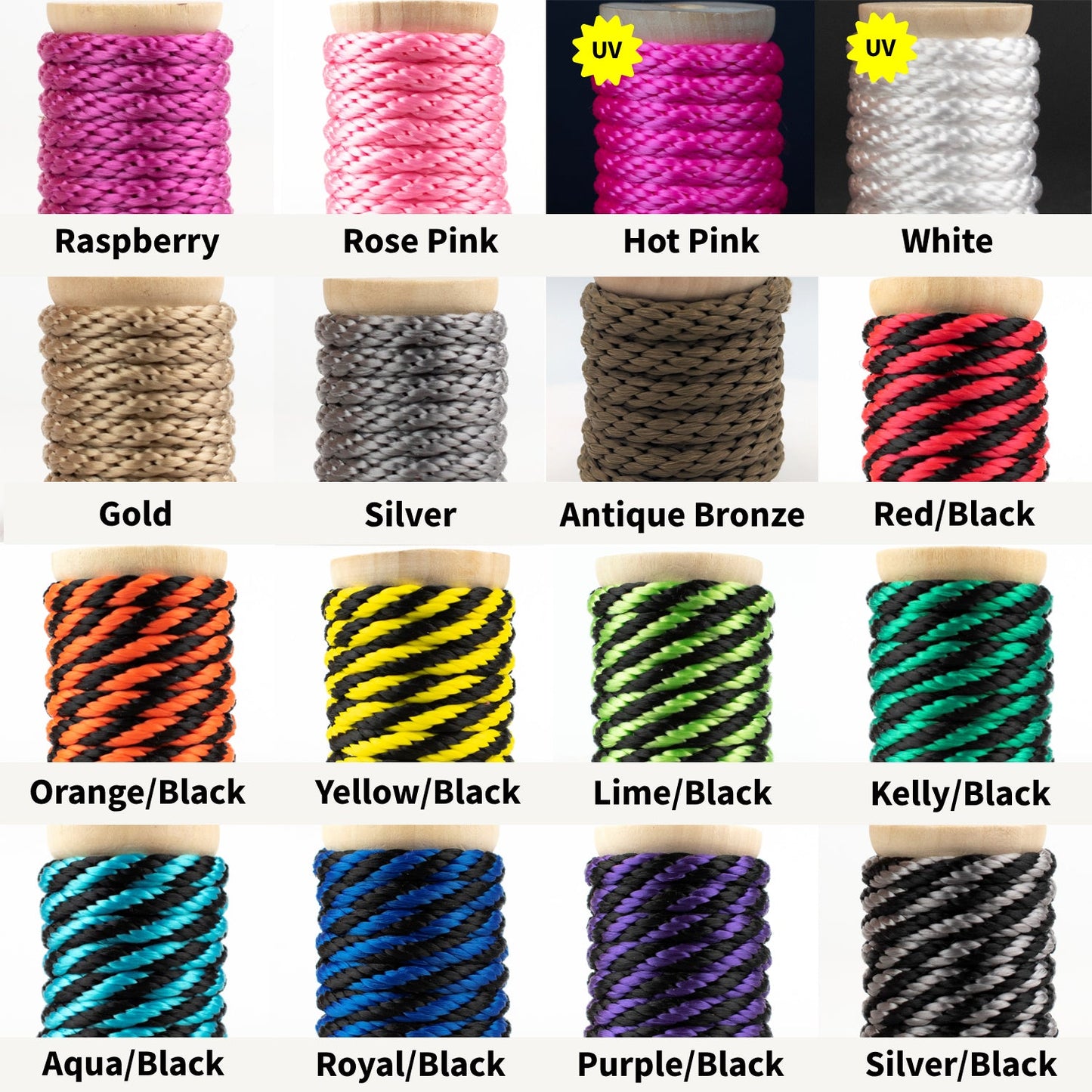 Custom Length Bondage Rope - MFP - 1/4" 6mm - Solid Braid