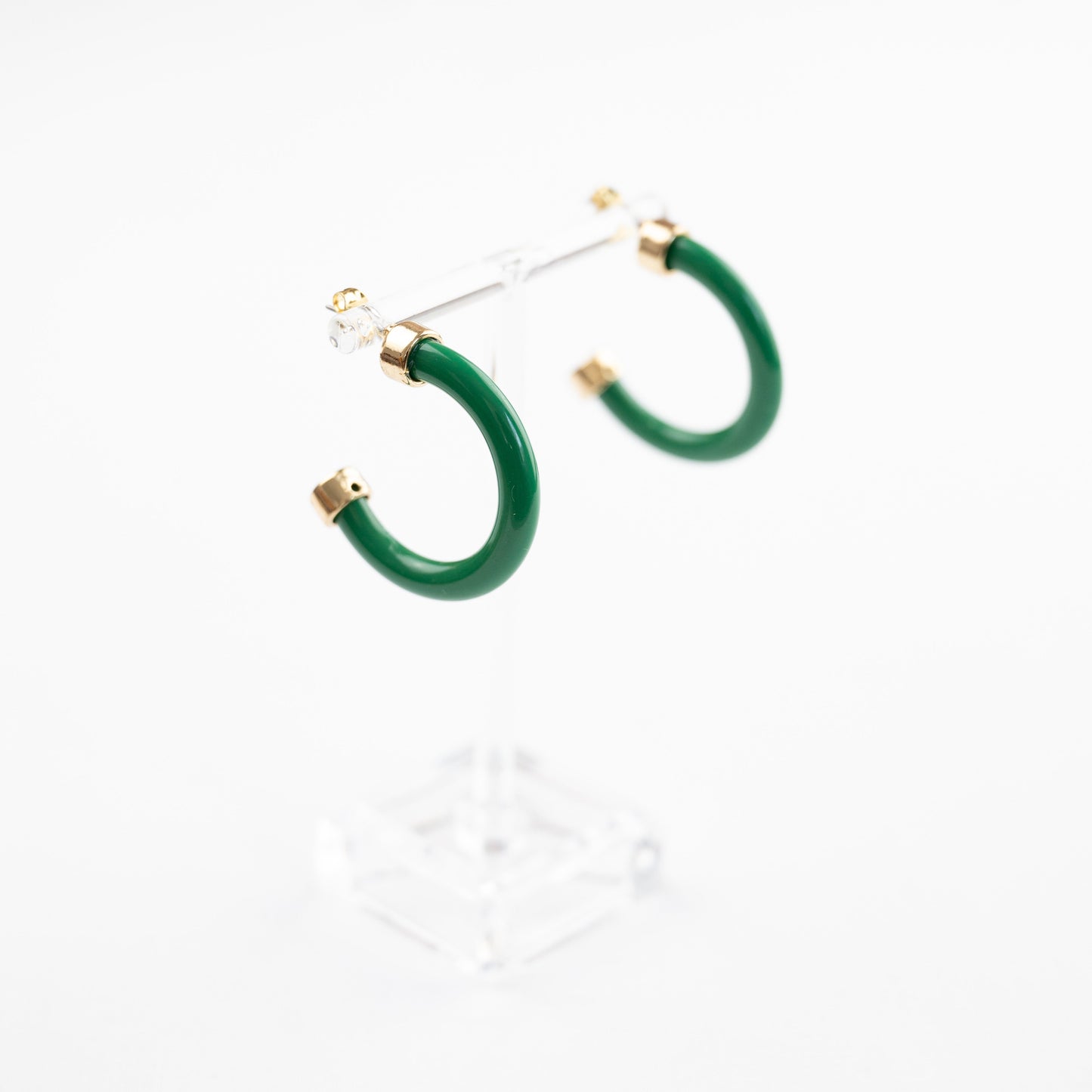 Mini  Hoops - Kelly Green