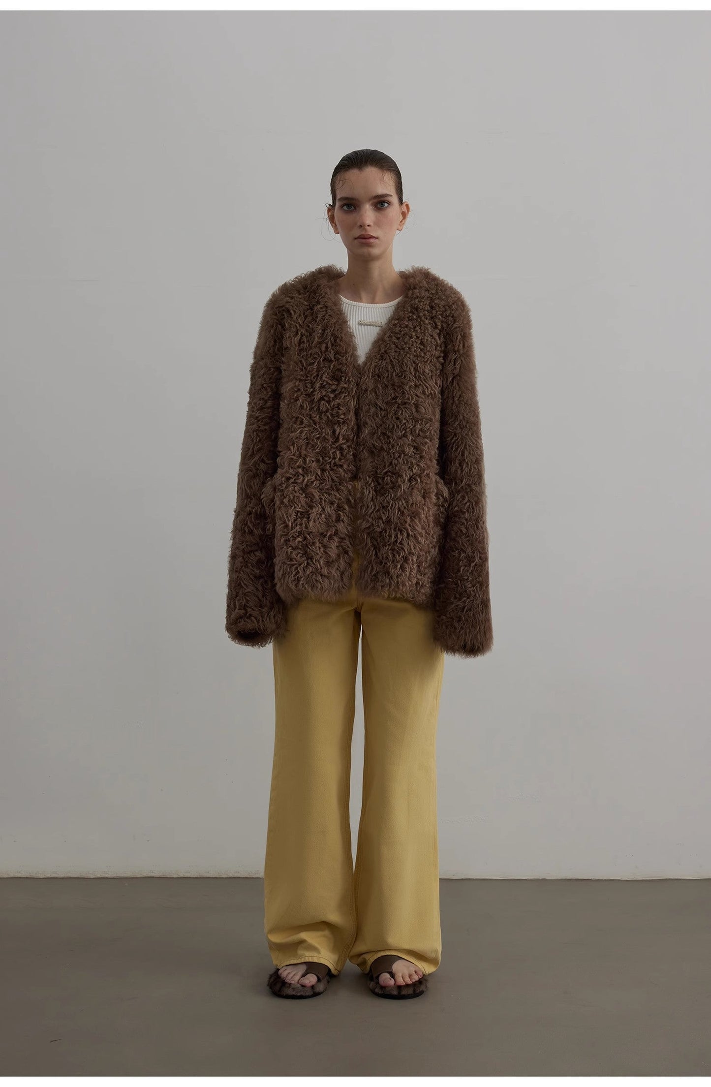 Wanderer Island Tuscan Sheepskin Coat