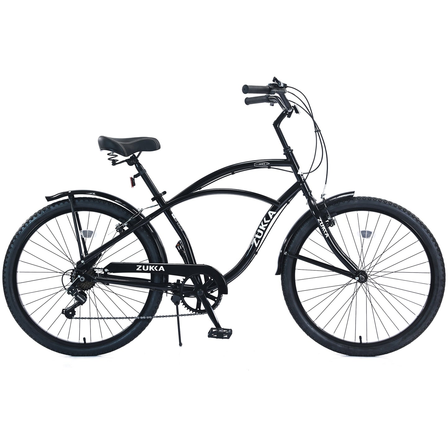 7 Speed Bicycles 26'Inch Multiple Colors Men's Beach Cruiser Bike