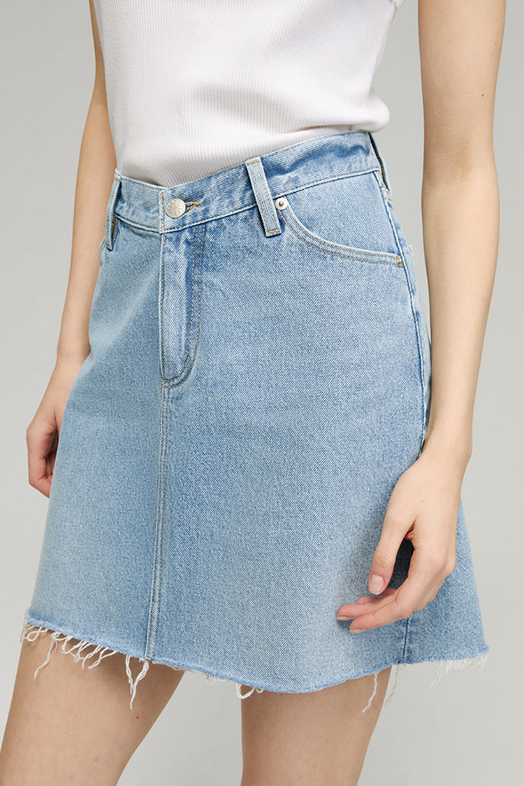 V-Waist Mini skirt HJ811