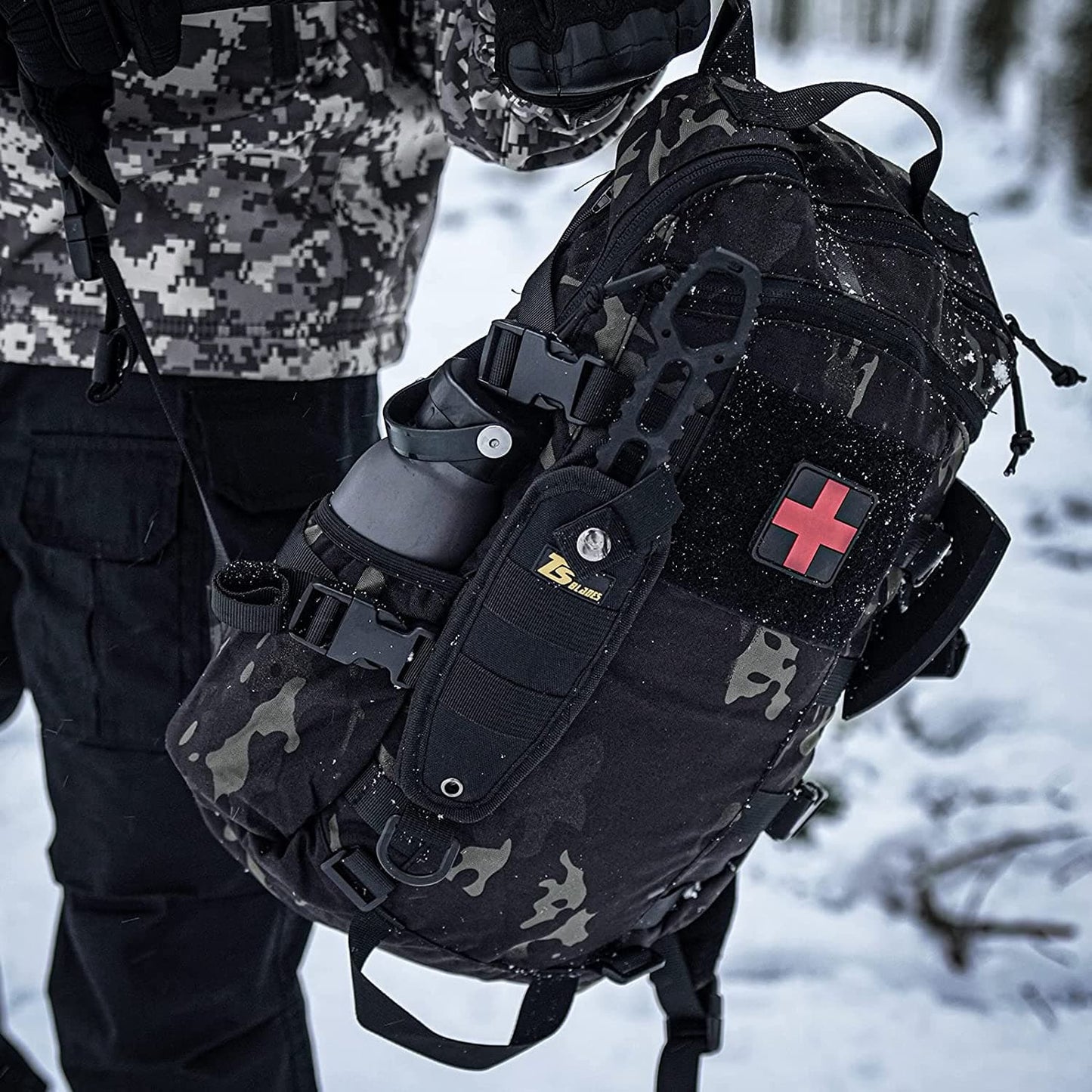 Tactical Military Outdoor Hiking Molle Rucksack Assault Pack