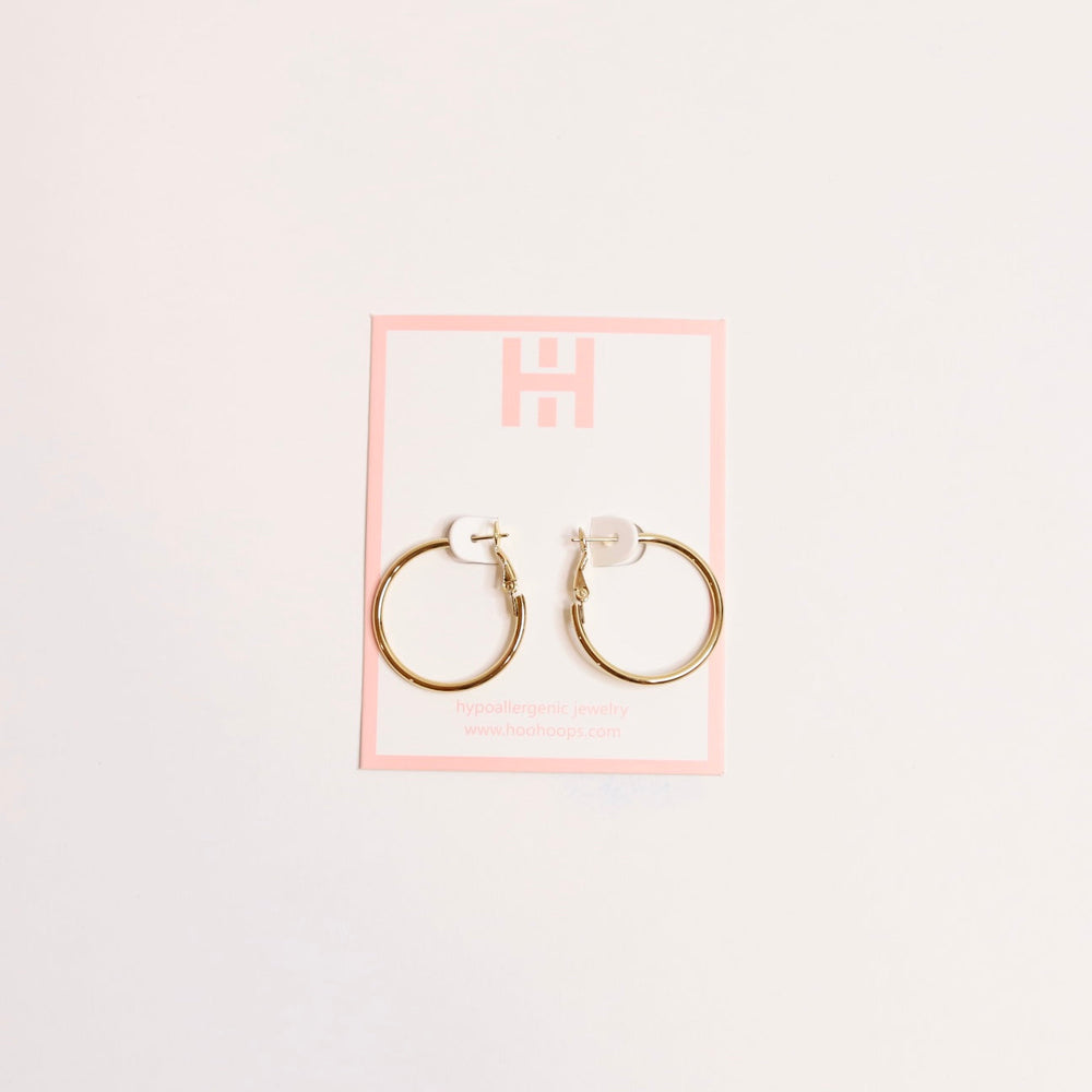 The Holly Hoop - Gold , 1 Inch