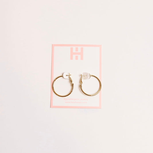The Holly Hoop - Gold , 1 Inch