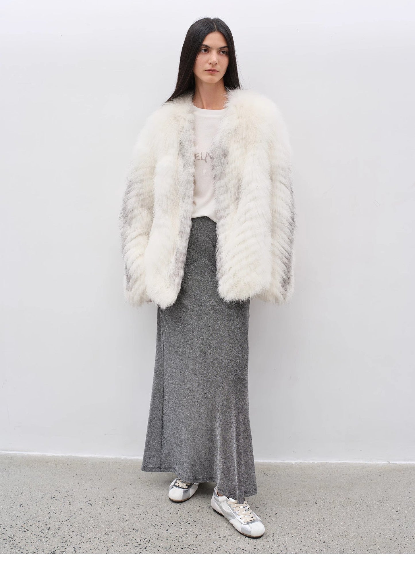 Yukino Dream Colorful Fox Fur Coat