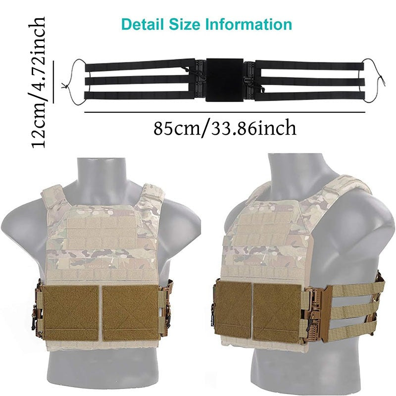 Tactical vest quick release buckle belt vest universal Molle quick release buckle Jpc Cpc6094 420N vest buckle