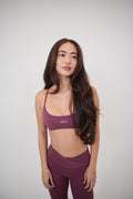 My Time Is Divine Plum Sculpt V-Waist Legging