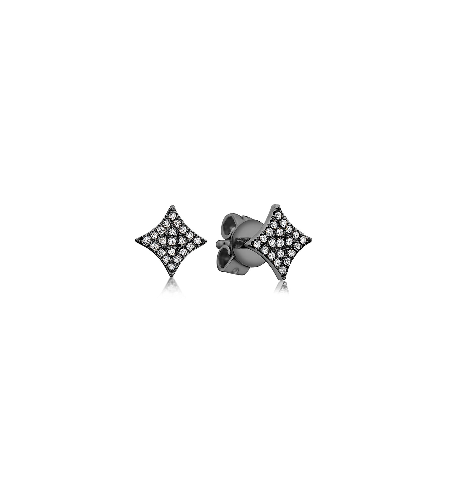 Diamond Firework Stud Earring