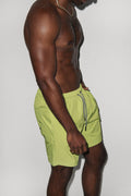 Marbella Classic Swim Trunk Lime Green