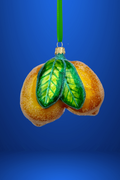 Amalfi Lemon Cluster Polish Glass Ornament