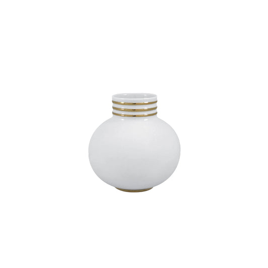Arienne White Accent Vase