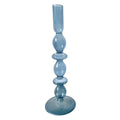 Azure Blue Candle Holder - Pair