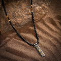 Divine Energy - Onyx Tiger's Eye Triple Protection Necklace