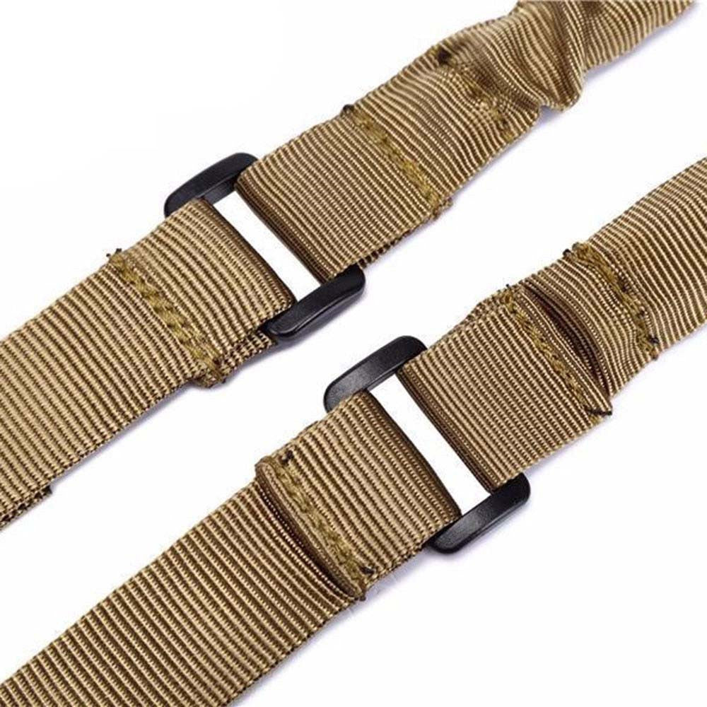 Two 2 Point Quick Detach Sling Release Dual Double Point Rifle AR Sling Adjustable Tactical Airsoft Gun Strap Hunting