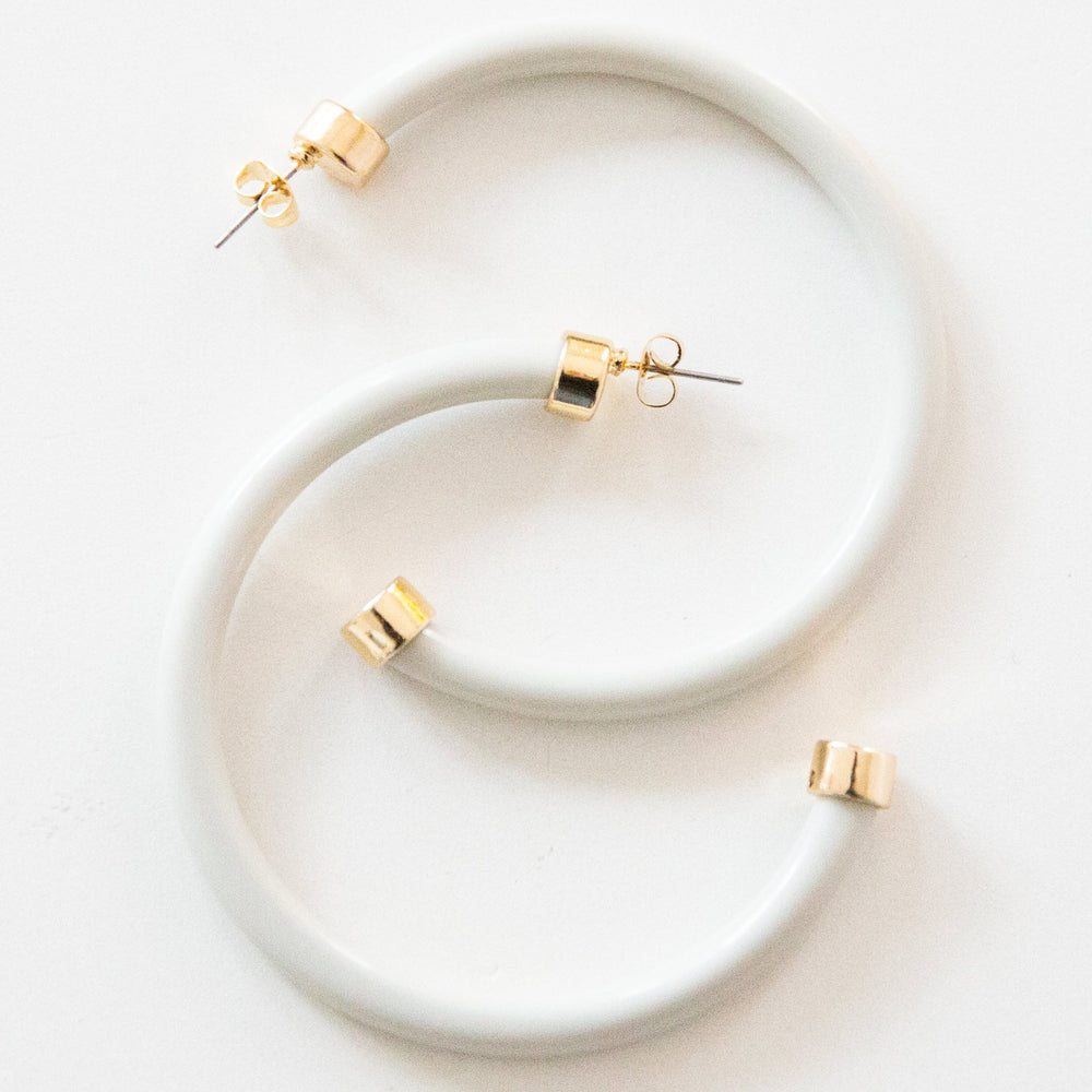 Hoops - Bone White