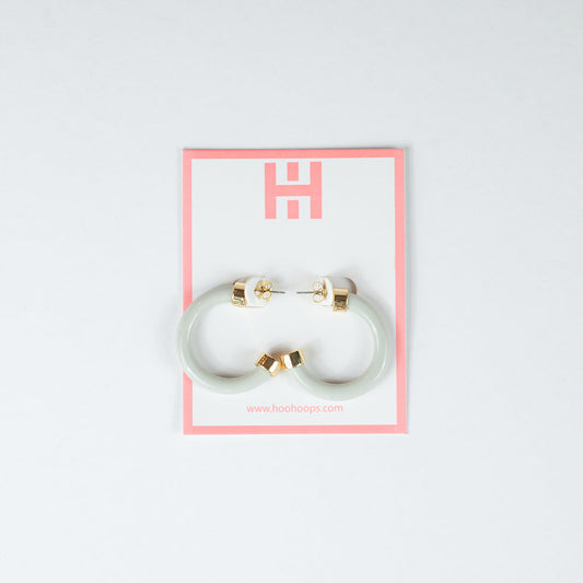 Mini Hoops - Bone White