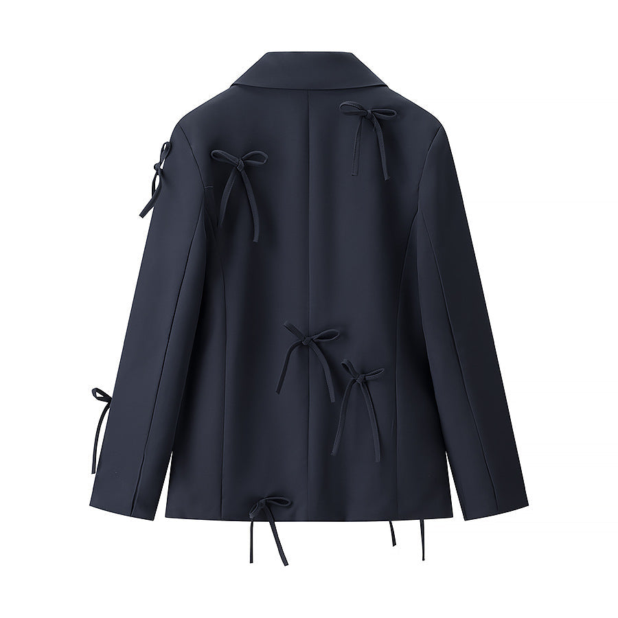 Bow-Detail Versatile Blazer, Soho | BYMANYC ® New York
