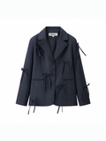 Bow-Detail Versatile Blazer, Soho | BYMANYC ® New York