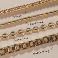 Adjustable Wheat Chain Bracelet