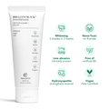 Brilliant Black® Charcoal Whitening Toothpaste with Micro-Hydroxyapatite (Fluoride-Free, Enamel Strength & Sensitive Teeth Relief)