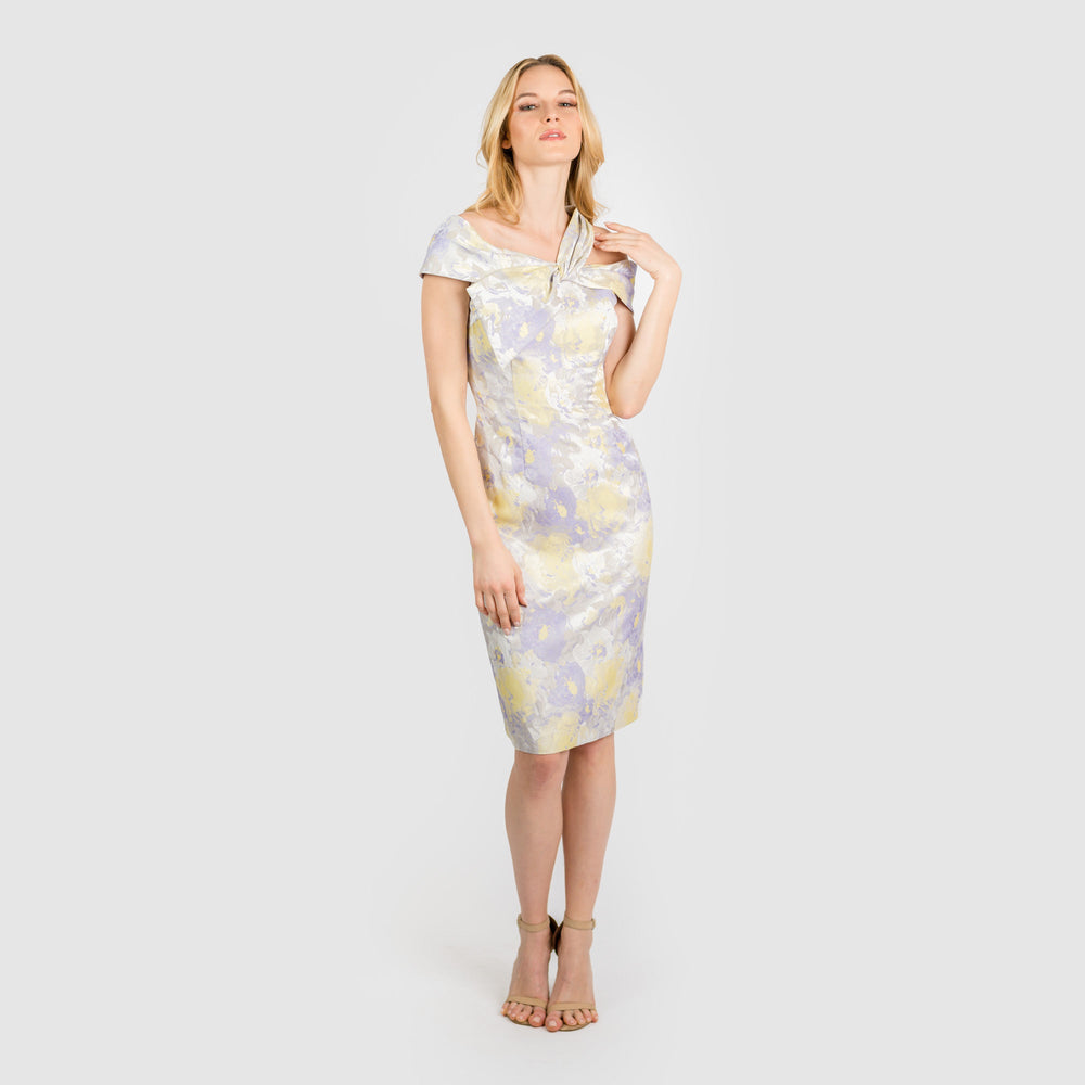The Off The Shoulder Bow Sheath Classic