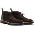 46-605-NIC CAMPO HIGH Italian Sueded Goatskin Chukka Boot, Nicotine