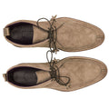 46-605-TPE CAMPO HIGH Italian Sueded Goatskin Chukka Boot, Taupe