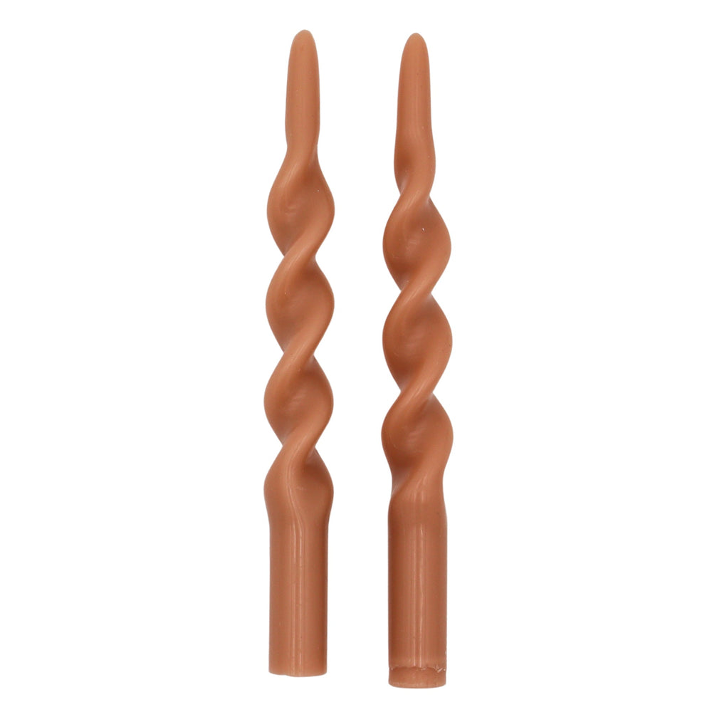 20 Caramel Swirl Candles - 10 Packs of 2