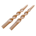 20 Caramel Swirl Candles - 10 Packs of 2