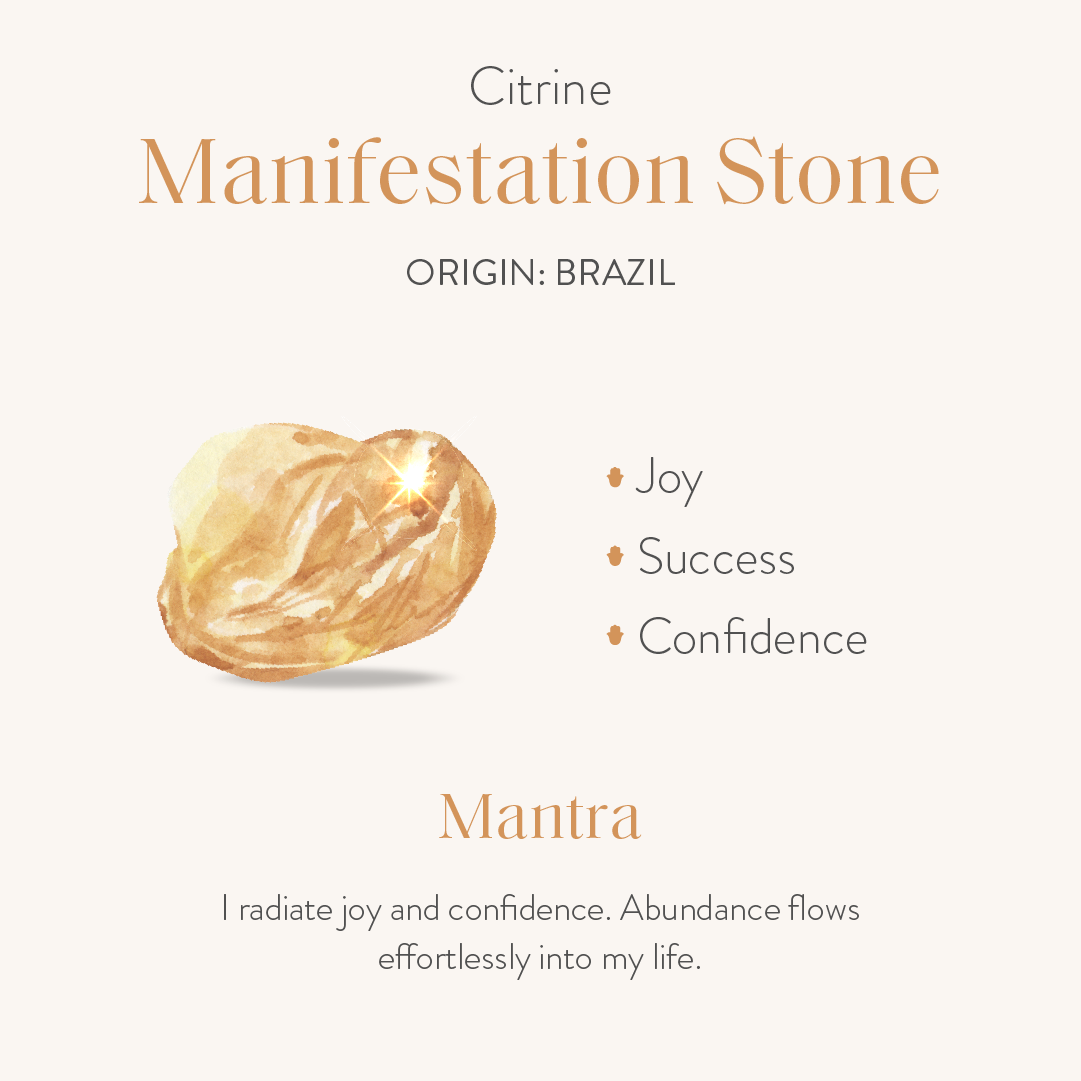 Awaken & Shine - Citrine Evil Eye November Birthstone Necklace