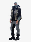 Hooded Down Vest - Rekall Tie