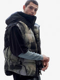 Hooded Down Vest - Rekall Tie