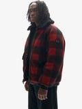 Down Field Jacket - Red/Black Plaid