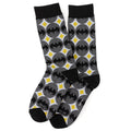 DC Batman Circle Gray Black Men's Socks