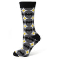 DC Batman Circle Gray Black Men's Socks