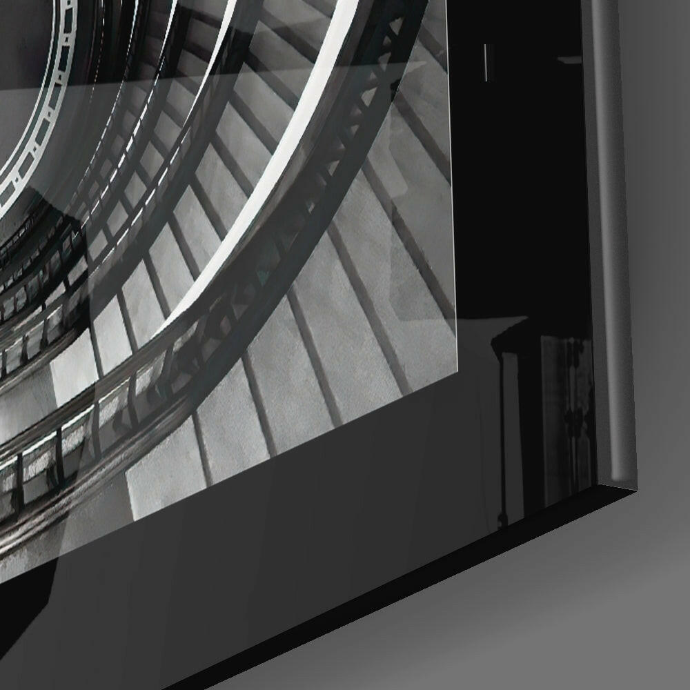 Spiral Stairs Glass Wall Art